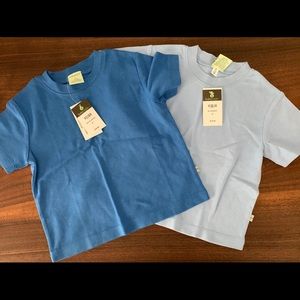 Pair of blue Babystyle Boutique Tshirts